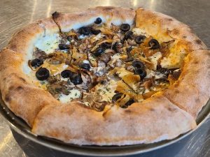 Wild Mushroom Pizza by eruption brewery and bistro