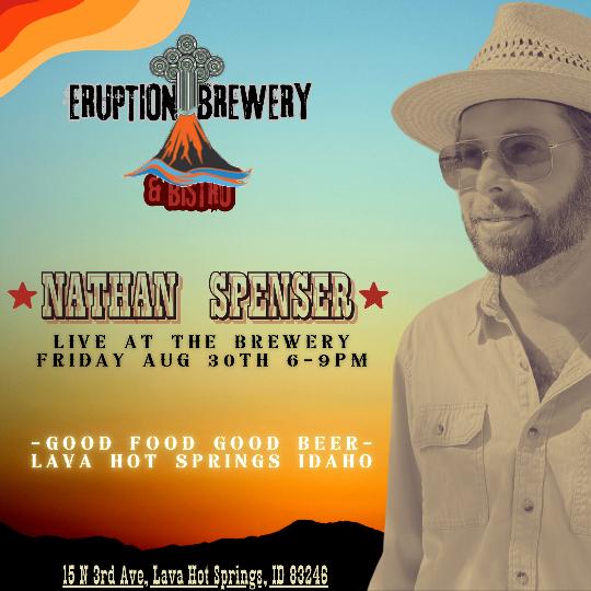 nathan spenser live at eruption brewery and bistro