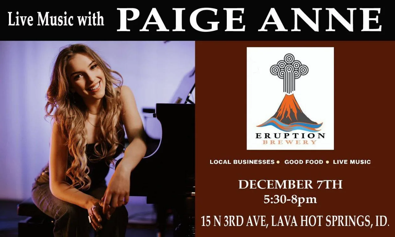 paige anne from american idol season 21 performs at eruption brewery and bistro in lava hot springs idaho