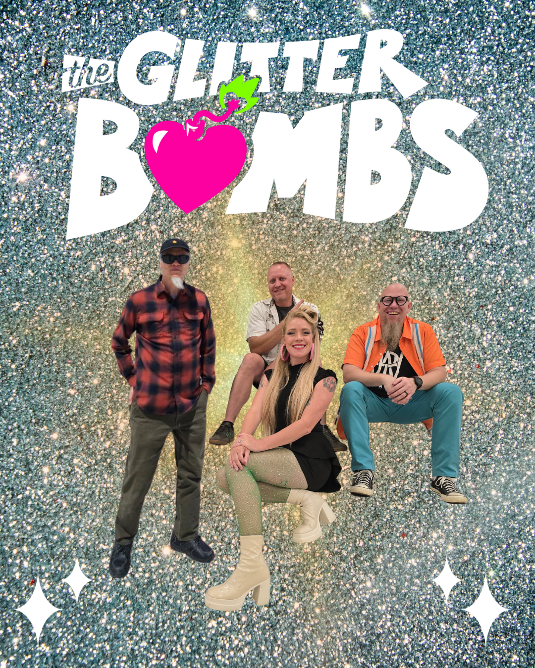 the glitter bombs at lava flow live concerts in lava hot springs idaho