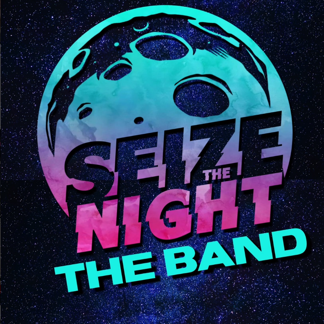 Seize The Night The Band Logo in Lava Hot Springs at Lava Flow Live