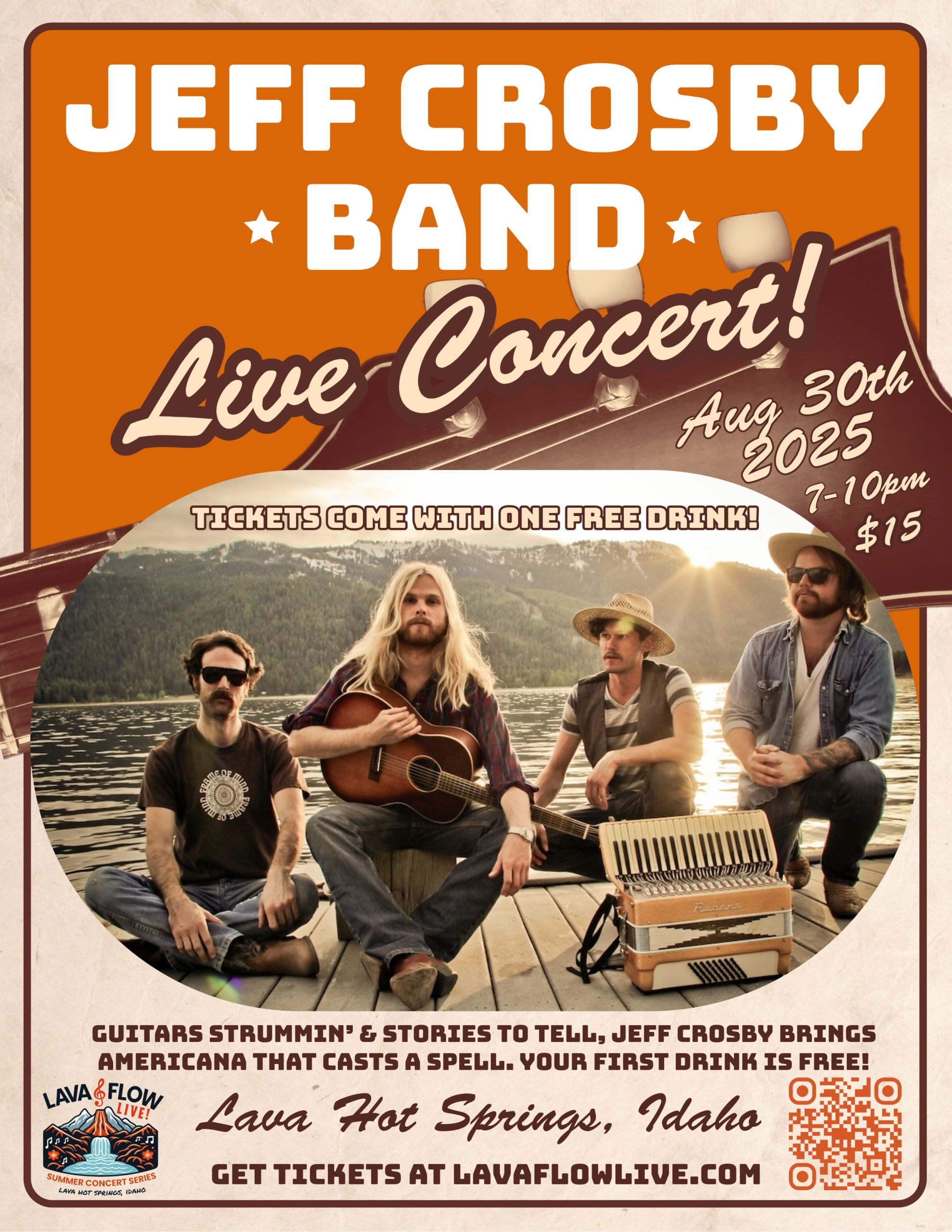 jeff crosby band live concert at lava flow live